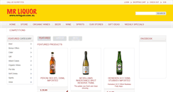 Desktop Screenshot of mrliquor.com.au