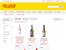 Tablet Screenshot of mrliquor.com.au